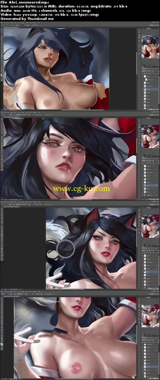 Sexy Ahri NSFW pack (term 8 reward)的图片2