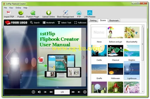 1stFlip Flipbook Creator 2.04.124的图片1