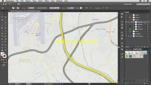 Lynda – Creating a Map with Illustrator的图片3