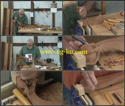 Carve a Pierced Ball and Claw Foot with Alf Sharp的图片2