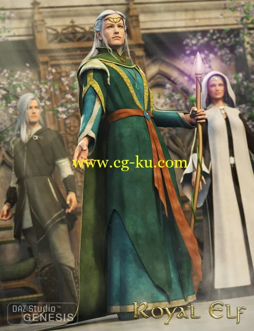 Daz3D Royal Elf for Genesis的图片2