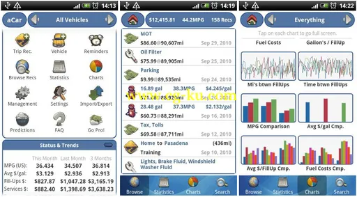 aCar Pro – Car Management, Mileage v4.7.2 Android的图片2