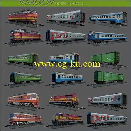3d Models Train的图片1