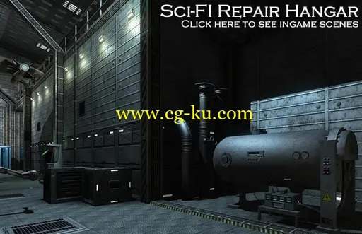 Dexsoft Sci-Fi Repair Hangar 科幻维修机库的图片2