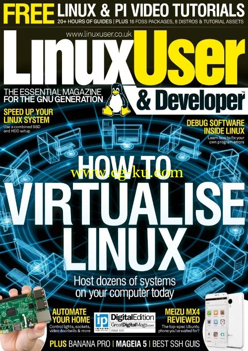 Linux User & Developer – Issue 155, 2015-P2P的图片1