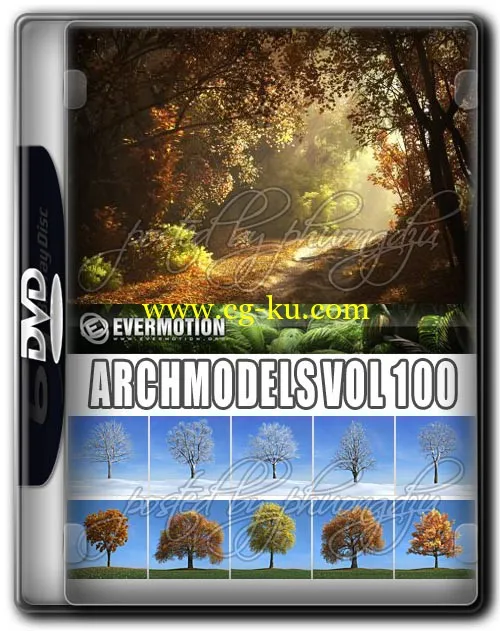 Evermotion Archmodels Vol 100 MAX 秋冬季树木的图片3