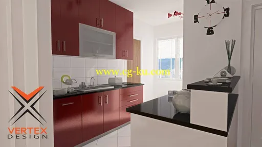 3docean: Kitchen Design Ready for Rendering 厨房模型的图片2