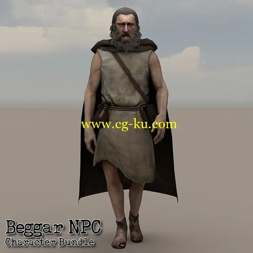 DEXSOFT-GAMES: Beggar NPC Character Bundle by Sebastian Barz 乞丐NPC模型的图片2