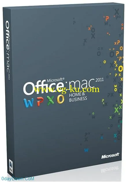 苹果办公软件 Microsoft Office for Mac Home & Business 2011 VL v14.3.4的图片1