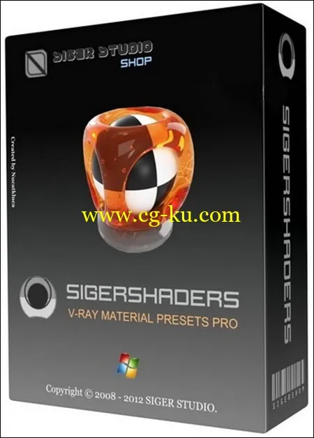 SIGERSHADERS V-Ray Material Presets Pro 2.5.16 For 3ds Max 2010 2013的图片1