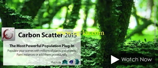 CarbonScatter 2015.5 Build 7262 Release 16220 + Botanica (x64)的图片1