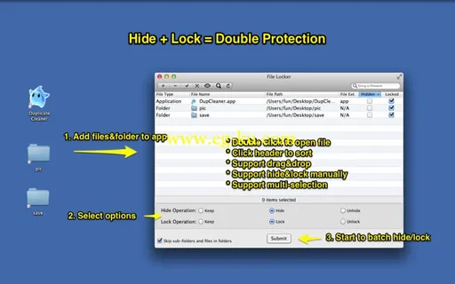 File Locker v2.7 MacOSX的图片1