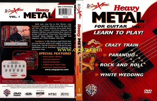 重金属吉他教程V1 SongXpress – Heavy Metal for Guitar – V1 – DVD (2002)的图片1