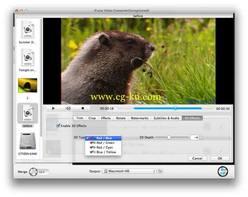 iFunia Video Converter 4.0.0 MacOsX的图片1
