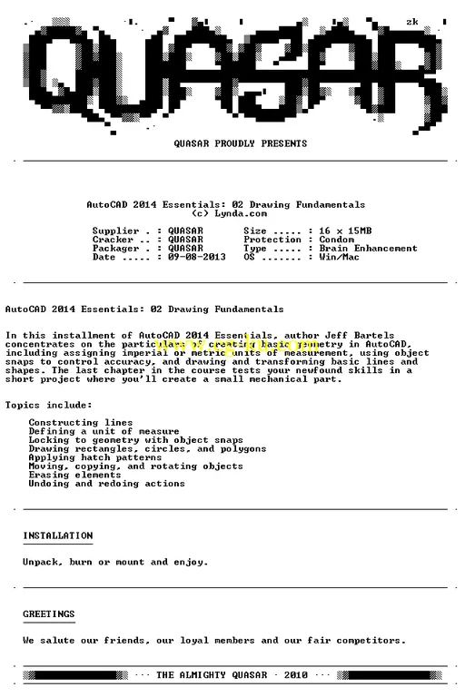 Lynda.com AutoCAD 2014 Essentials 02 Drawing Fundamentals-QUASAR | AutoCAD 2014绘图基础的图片2
