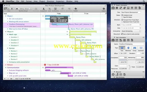 OmniPlan Pro 3.9.0 Multilingual MacOSX的图片1