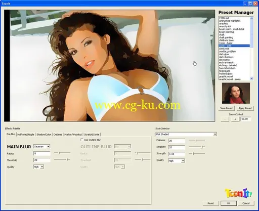 Digital Anarchy ToonIt! Photo 3.01 plugin for Photoshop的图片1