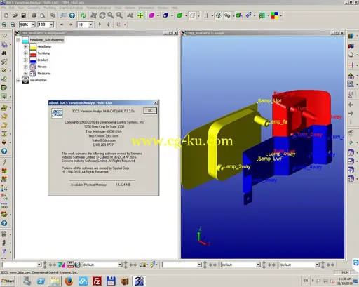 3DCS Variation Analyst MultiCAD 7.3.3.0s with Plugin的图片2