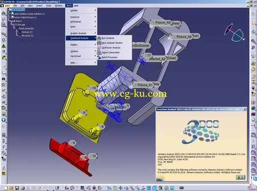 3DCS Variation Analyst MultiCAD 7.3.3.0s with Plugin的图片3