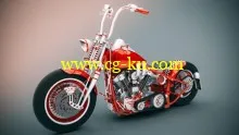 Moto Hybrid Knucklehead 3DSMAX & .OBJ的图片1