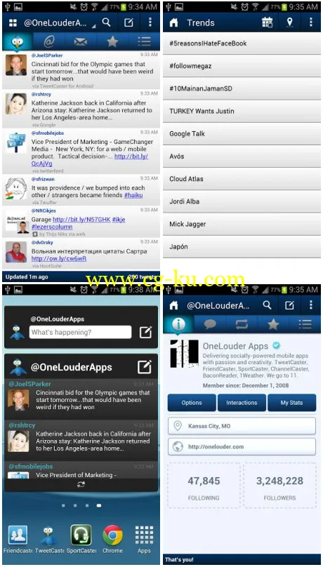 TweetCaster Pro for Twitter v7.7 Android的图片2