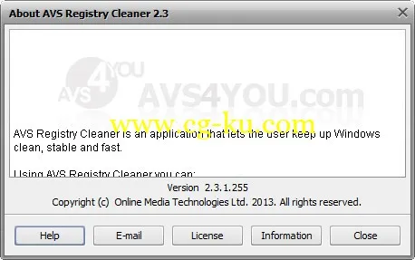 AVS Registry Cleaner 3.0.5.275的图片2