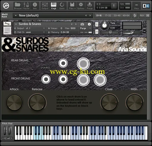 ARIA Sounds Surdos and Snares KONTAKT的图片1