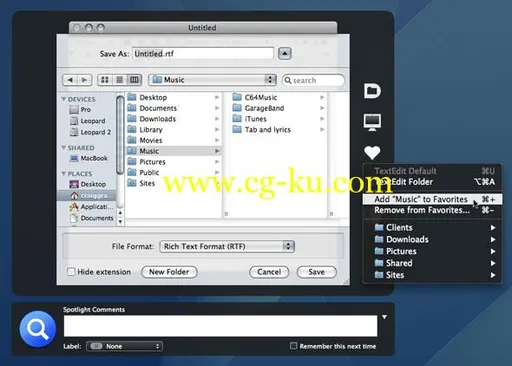 Default Folder X 5.3.2 MacOSX的图片1