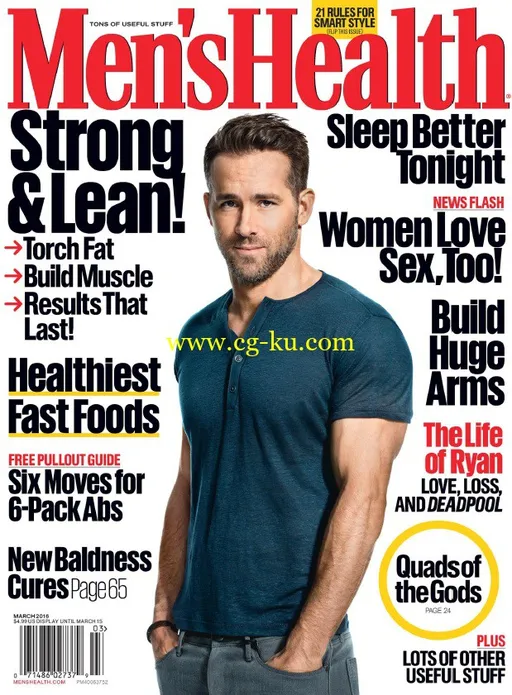 Men’s Health USA – March 2016-P2P的图片1