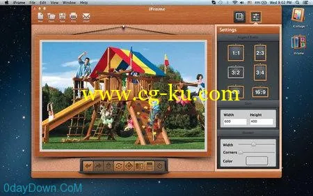 IFrame 1.4 MacOsX 相框拼接组合的图片1