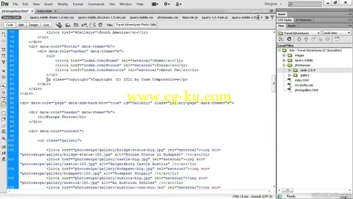 Video2Brain – jQuery Mobile: Building a Mobile Website的图片3