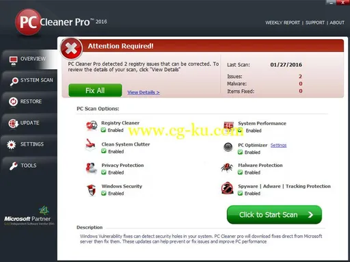 PC Cleaner Pro 2018 v14.0.18.6.11的图片1