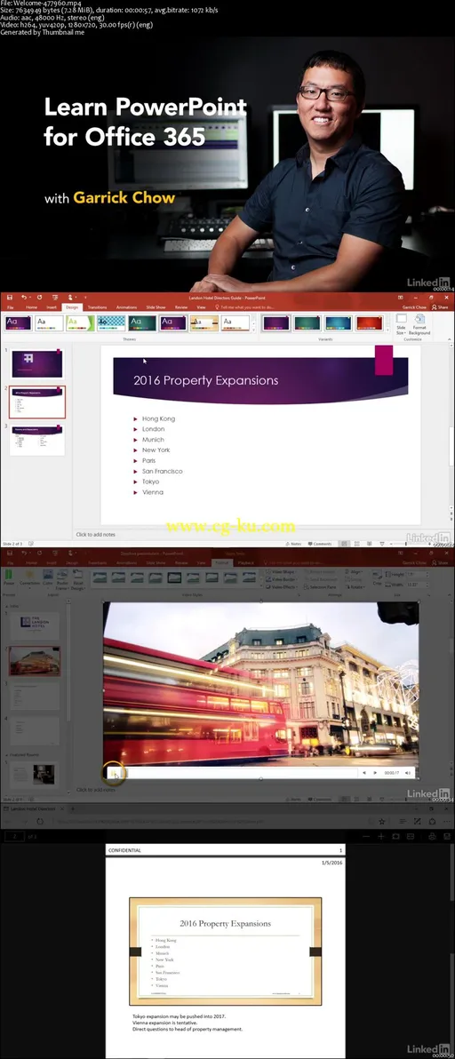 Lynda – Learn PowerPoint for Office 365的图片2 Lynda – Learn PowerPoint for Office 365的图片2