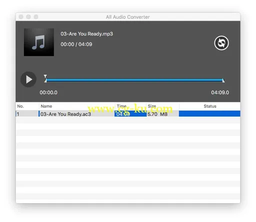 All Audio Converter 2.2.0 MacOSX的图片1
