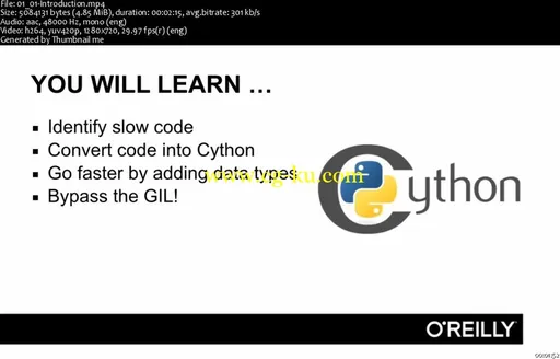 Infiniteskills – Learning Cython Training Video的图片1