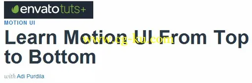 TutsPlus – Learn Motion UI From Top to Bottom的图片1