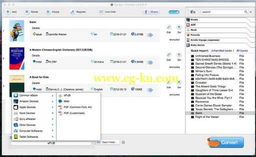 Epubor Ultimate v3.0.10.330 MacOS的图片1