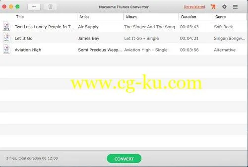 Macsome iTunes Converter 2.4.1 MacOSX的图片1