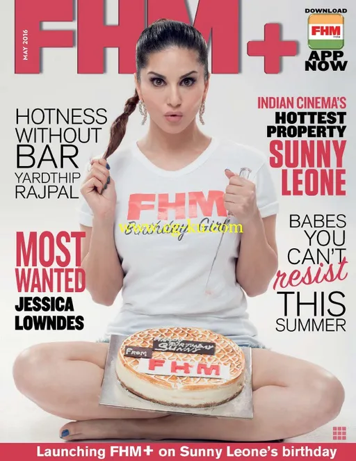 FHM India + SUNNY LEONE Special 2016-P2P的图片1