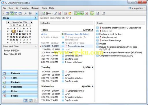 CSoftlabs C-Organizer Professional 6.2.2的图片1