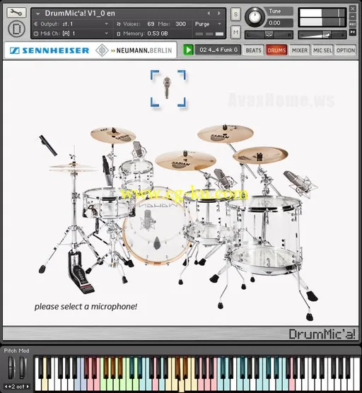 Sennheiser DrumMic’a KONTAKT的图片1
