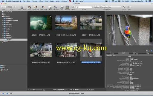 Lemkesoft GraphicConverter 10.6.4 Multilingual MacOSX的图片1