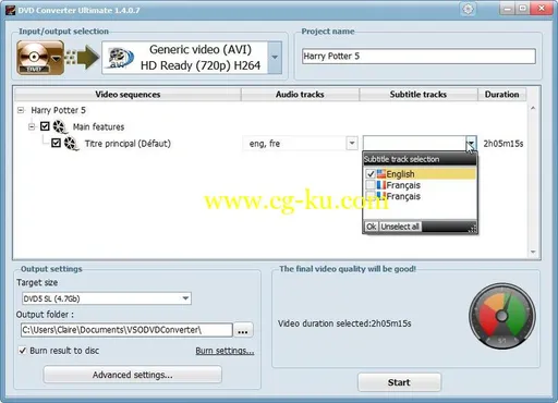 VSO DVD Converter Ultimate 4.0.0.91 Multilingual的图片1