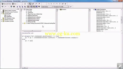 Infinite Skills – Advanced Crystal Reports 2011 Training Video的图片2