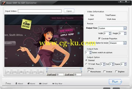 Aoao SWF to GIF Converter 3.1的图片1