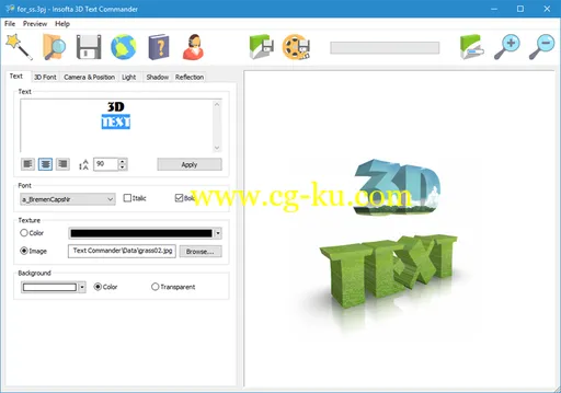 Insofta 3D Text Commander 5.1.0 Multilingual的图片1
