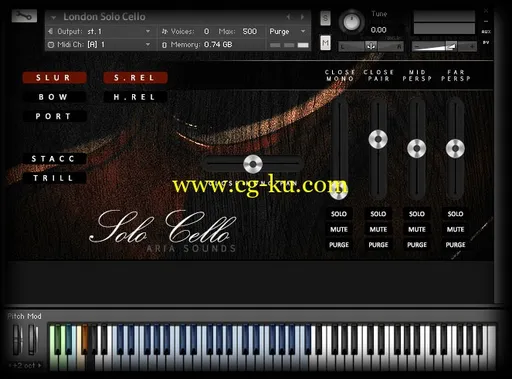 ARIA Sound London Solo Cello KONTAKT的图片1