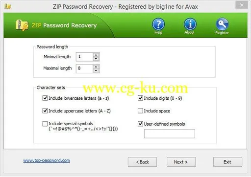 Top Password ZIP Password Recovery 2.30 DC 2018.08.13的图片1