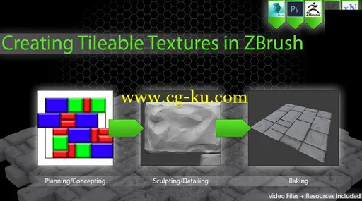 Gumroad – Creating Tileable Textures in ZBrush的图片1