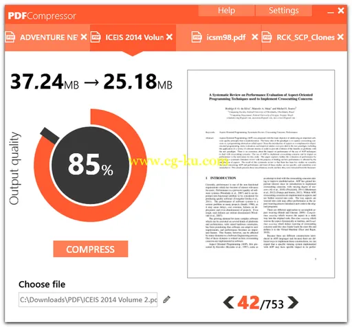 Abelssoft PDF Compressor 2017 v1.0.1 MacOSX的图片1